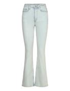 Weekday Glow Curve High Flared Jeans Blå