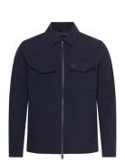 Lyle & Scott Nylon Pocket Overshirt Marinblå