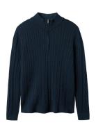 LMTD Nlmhabel Ls Half Zip S Knit Marinblå