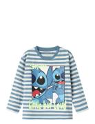 Name It Nmmfabron Stitch Nreg Ls Top Wdi Blå