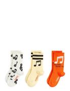 Mini Rodini Note 3-Pack Socks Multi/patterned