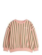 Mini Rodini Vertical Stripe Aop Sweatshirt Rosa