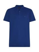 Tommy Hilfiger Liquid Cotton Reg Seasonal Polo Marinblå