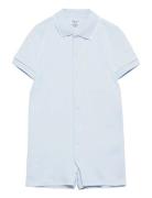 Ralph Lauren Baby Cotton Interlock Polo Shortall Blå