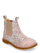 ANGULUS Booties - Flat - With Elastic Rosa