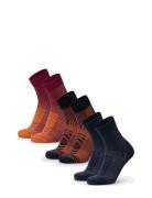 Danish Endurance Hiking Light Socks 3-Pack Multi/patterned