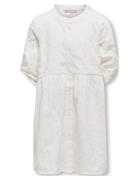 Kids Only Kogdaisy 2/4 Emb Anglaise Dress Wvn Vit