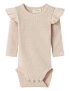 Lil'Atelier Nbfrachel Nin Ls Slim Body Lil Beige