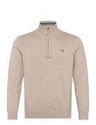 GANT Classic Cotton Half Zip Kräm