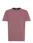 GANT 4-Col Oxford Regular Ss T-Shirt Burgundy