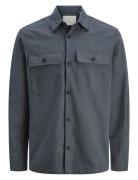 Jack & J S Jprccraymond Spring Solid Overshirt Sn Marinblå