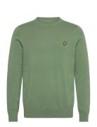 Lyle & Scott Cotton Crew Neck Jumper Grön