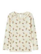 Lil'Atelier Nmfgavo Els Ls Slim Top Lil Beige