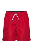 Ralph Lauren Kids Traveler Swim Trunk Röd