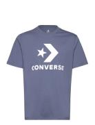 Converse Standard Fit Center Front Large Logo Star Chev Ss Tee Blå