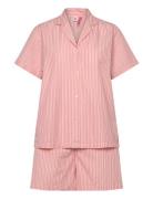 Becksöndergaard Stripel Kallie Shorts Set Korall