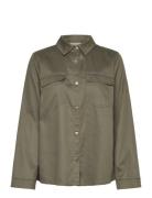 FREE/QUENT Fqlulina-Shirt Khaki Green