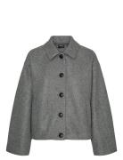 Vero Moda Vmfortunemie Short Jacket Ga Noos Grå