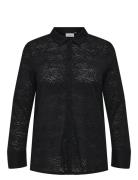 ONLY Carmakoma Carrosil Ls Lace Shirt Jrs Svart