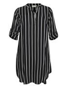 Kaffe Curve Kcmilana Shirt Dress Svart