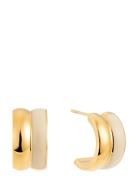 By Jolima Lissabon Earring Nude Guld