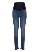 Lindex Trs Denim Mom Tova Soft Blue Blå