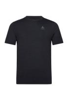 Odlo Odlo Merino 160 Bl Top Crew Neck S/S Svart