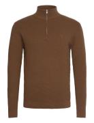 Clean Cut Copenhagen Oscar Half-Zip Knit Brun