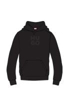 Hugo Kids Hooded Sweatshirt Svart