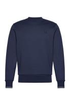 Fred Perry Crew Neck Sweatshirt Marinblå