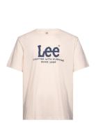 Lee Jeans Relaxed Logo Tee Kräm