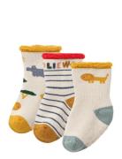 Liewood Eloy Baby Socks 3-Pack Kräm