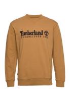 Timberland Embroidered Logo Crew Neck Sweats Orange