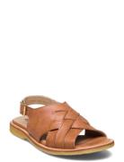 ANGULUS Sandals - Flat - Open Toe - Op Brun