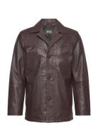 Jofama James Leather Jacket Brun