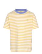 Ralph Lauren Kids Striped Cotton Jersey Tee Gul