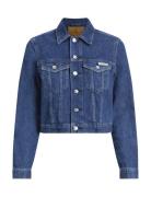 Calvin Klein Jeans Cropped 90S Denim Trucker Blå