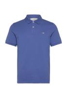 GANT Slim Shield Ss Pique Polo Blå