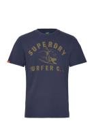 Superdry Lo-Fi Outdoor Relaxed Tee Marinblå