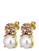 Dyrberg/Kern Beckia Sg Pastel Multi / White Pearl Guld