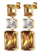 Dyrberg/Kern Esmara Sg Golden / Crystal Guld