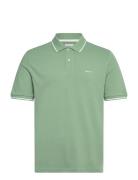 GANT Tipping Ss Pique Polo Grön