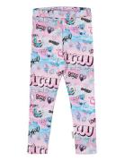 Gugguu Print Leggings Rosa