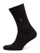 Polo Ralph Lauren Pony Flat-Knit Trouser Socks Svart