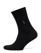 Polo Ralph Lauren Ribbed Trouser Socks Svart