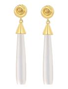 LUV AJ The Coquille St Drop Studs- Gold Guld