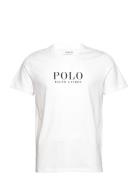 Polo Ralph Lauren Logo Cotton Jersey Sleep Shirt Vit