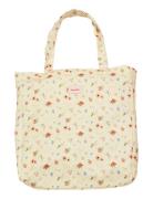 Maanesten Canvas Totebag Roses And Shells Kräm