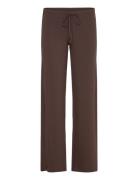 Gina Tricot Low Waist Trousers Brun