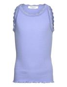 Rosemunde Kids Rkbalta Sl Regular Lace Top Blå